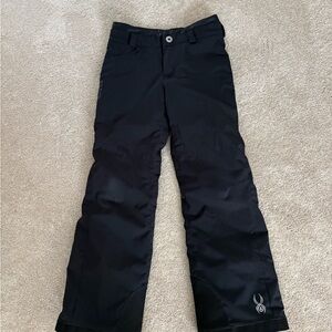 Spyder Girls Black Snow Pants Size 16
